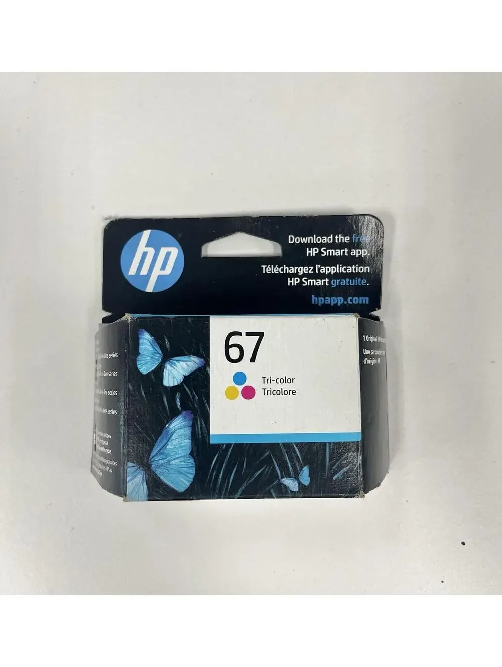 HP Hewlett Packard 67 Tri-color Original Ink Cartridge New Sealed Exp. Oct 2024